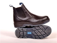 Redback BTCST Blue Tongue Station Slip-On Boots w/Composite Toe - Black - Available Sizes 8 to 12 (Half Sizes 8.5 to 11.5) - RDB-BTCST9.5