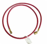 Robinair ROB38372A 72" R-12 Red Hose With Quick Seal Fittings