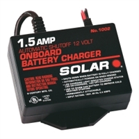 Solar 1.5 Amp 12 Volt Automatic On-Board Charger SOL1002