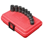 Sunex 9 Piece 3/8" Drive External Star Impact Socket Set - SUN3670SE