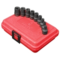 Sunex 9 Piece 3/8" Drive External Star Impact Socket Set - SUN3670SE