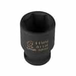 Sunex Tools 1/4" Drive 11mm 6 Point Standard Impact Socket SUN811M