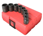 Sunex 3651 8 Pc. 3/8" Drive Metric Impact Socket Set - SUU-3651