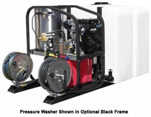 Hot2Go® T185TWH / SK40004HH 4000/3.5 Pressure Washer & 200 Gallon Tank Skid Package (Gas - Hot Water)