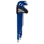 Titan 9 Piece Metric Extra Long Arm Ball End Hex Key Set TIT12714