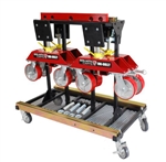 Goliath Cart LLC UD-S-248 UD-Stand & Qty 2 UD-4800 Uni-Dolly Car Dollies