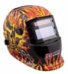 Firepower 1441-0087 Skull and Fire  Auto-Darkening Welding Helmet - VCT-1441-0086