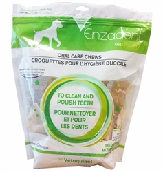 Vet Solutions Enzadent Oral Care Chews for Medium Dogs, 30 Count