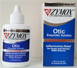 Zymox Otic HC 1.0% Enzymatic Solution, 1.25 oz.