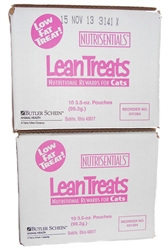 Butler NutriSentials Lean Treats for Cats, 3.5 oz. Resealable Pouch, 20 Pack