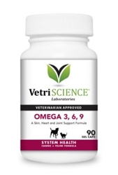 Omega 3,6,9 for Dogs and Cats, 90 Soft Gels