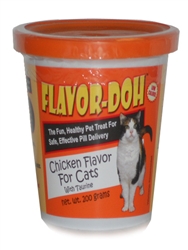 Flavor-Doh Pilling Agent, Chicken Flavor For Cats, 200 grams