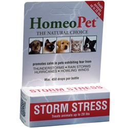 HomeoPet Pro Storm Stress for Dogs up to 20 lbs, 5 ml