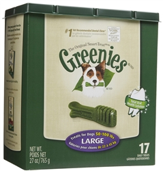 Greenies Tub Treat Pack, Large 27 oz. (17 Count)
