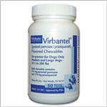 Virbantel Chewable Tablets For Medium/Large Dogs, 50 Tablets