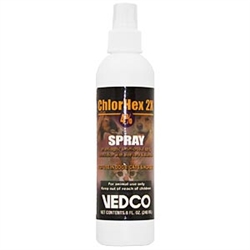 Vedco ChlorHex 2X 4% Spray, 8 oz.