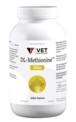 DL-Methionine 200mg, 1000 Tablets