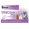 UltiCare VetRx Pen Needles 31 ga. x 1/4, 100/Box