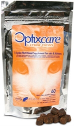 Optixcare L-Lysine Chews For Cats, 60 Soft Chews