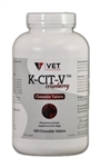 K-CIT-V Cranberry Chewable Potassium Citrate For Dogs, 100 Tablets