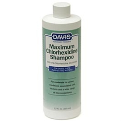 Davis Maximum Chlorhexidine Shampoo, 12 oz