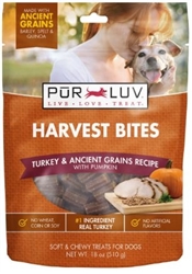 Pur Luv Harvest Bites Turkey & Pumpkin, 18 oz