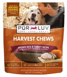 Pur Luv Harvest Chews Brown Rice & Chicken