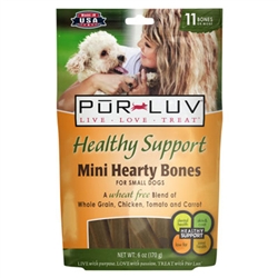 Pur Luv Healthy Support Mini Hearty Bones, 26 oz