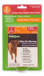 Sentry HC WormX Plus Large Dog, 2 Chewable Tablets