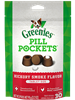 Greenies Pill Pockets Dog, Hickory Smoke - Tablet Size, 30 Count