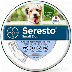 Bayer Seresto Flea and Tick Collar, Small Dog