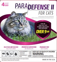 ParaDefense II For Cats Over 9 lbs, 4 Doses