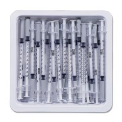 BD Allergy Syringe 1ml, 27G x 3/8" Intradermal Bevel Needle