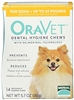 Oravet  Dental Hygiene Chews X-Small Dogs Up to 9 lbs, 14 Chews