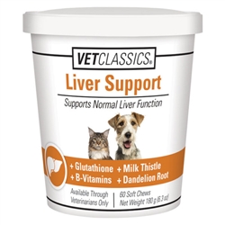 VetClassics Liver Support, 60 Soft Chews