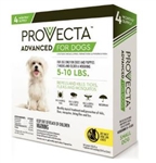 Provecta Advanced For Small Dogs 5-10 lbs, 4 Doses