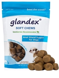 Glandex Peanut Butter Soft Chews For Dogs, 30 Count