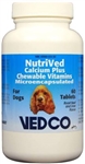 NutriVed Calcium Plus Chewable Tablets For Dogs, 60 Count