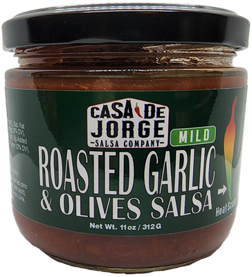 Roasted Garlic & Olives Salsa