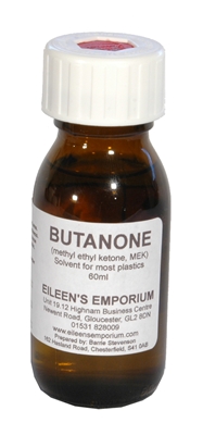 Butanone Solvent 60ml - for fixing chairs