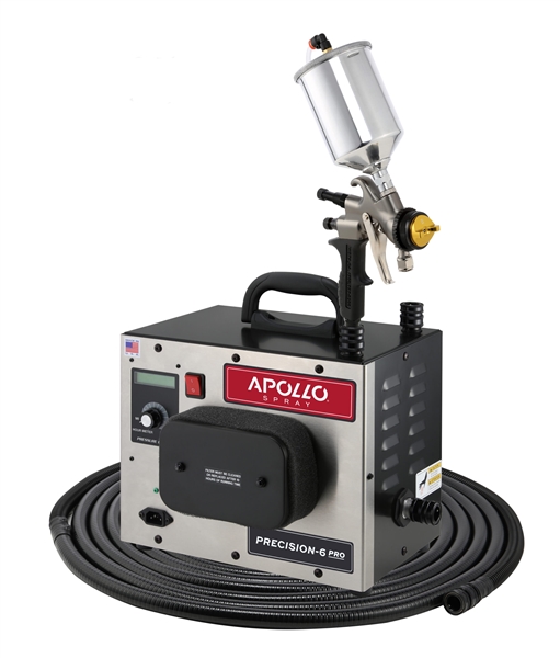 Apollo PRECISION-6 PRO Turbo Paint Spray System with 600cc Gravity Cup