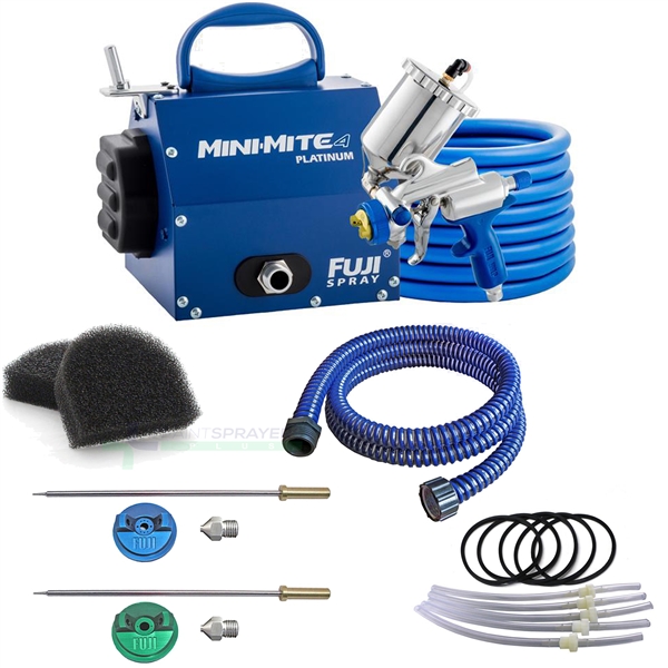 Fuji Mini-Mite 4 Platinum Gravity G-XPC Hvlp Paint Sprayer System