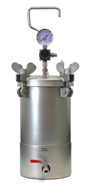 1 Gallon Stainless Steel Bottom Outlet Pressure Pot Dispensing Tank