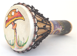 Everyones Drumming- Bean Spence Hand Painted Djembe Drum