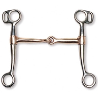 Stainless Steel Copper Mouth Tom Thumb Snaffle Bit For Sale!