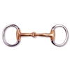 Stainless Steel Eggbutt Copper Snaffle Bit For Sale!