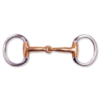 Stainless Steel Eggbutt Copper Snaffle Bit For Sale!