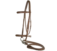 Best Discount Price on Fancy Leather Comfort Crown Dressage Bridle