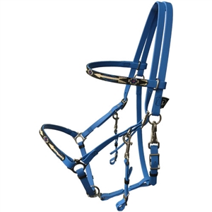 Navajo Designed Beta BioThane Traditional Trail Halter Bridle for Sale!