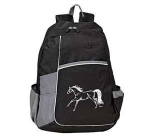 Cool Running Horse Metro Backpack decorated with a running horse design, 600 Denier polyester with PVC backing. Find the best prices, loyalty rewards and free shipping on most orders over $100 at The Distance Depot.